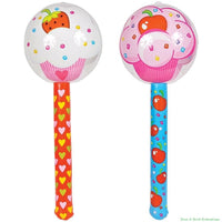 2 Cupcake cake Lollipop Sucker inflable niños cumpleaños CANDY prop