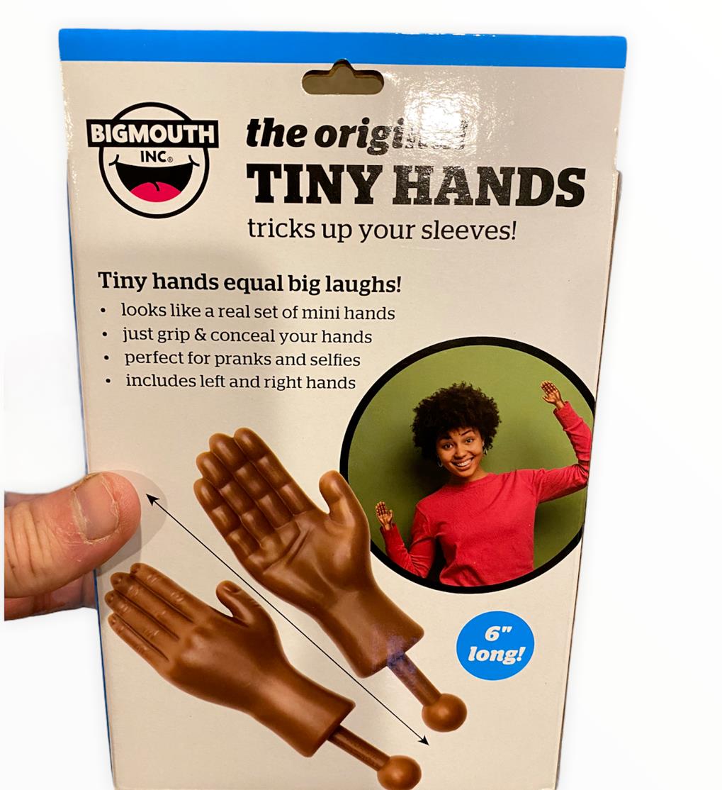 TINY HANDS Peau foncée Trick up Your Sleeves Gag Prank Magic Joke - BigMouth