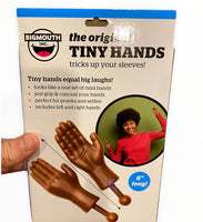 TINY HANDS Dark Skin Tone Trick up Your Sleeves Gag Prank Magic Joke - BigMouth