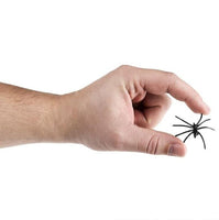 12 sacs de toile d'araignée extensible, accessoires d'Halloween avec araignées (1 dz)