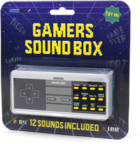 Caja de sonido portátil para jugadores - Retro Gaming 12 sonidos Reproductor de videojuegos Generador de ruido