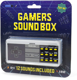 Gamers Handheld Sound Box - Retro Gaming 12 Sounds Video Game Player Noise Maker