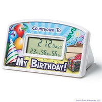 Happy Birthday Countdown Desktop Timer Clock Gag Gift Kids to Adults - BigMouth