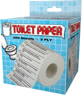 Crap Jokes for the John - Funny Toilet Paper Roll for Bathroom - Party Potty Fun