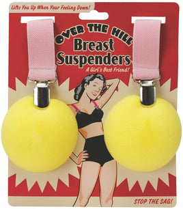 Over the Hill Boobies Boob Breast Suspenders - Regalo de broma - BigMouth Inc