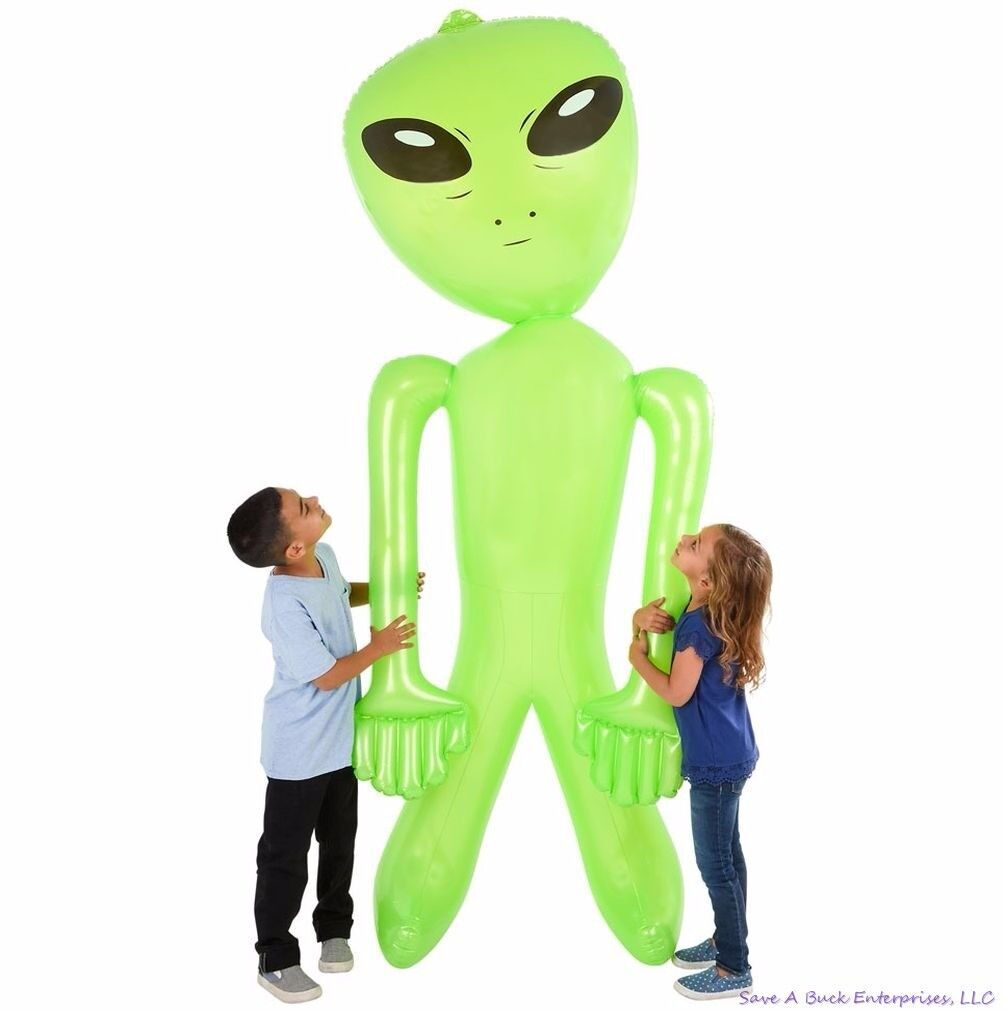 GÉANT 96 "-100" POUCES ALIEN GONFLABLE GONFLABLE 8 PIEDS BLOW UP PROP GAG HALLOWEEN