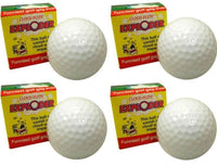 4 Exploding Golf Balls ~ Explodes into Cloud Smoke ~  Gag Prank Joke Trick