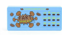 Caja de sonido portátil para máquina de pedos, 12 sonidos TOTALES de pedos, juguete de regalo de broma