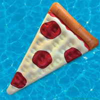 Flotador de piscina con rebanada de Pizza, 5 pies de largo, enorme balsa flotante, piscinas, juguete de agua