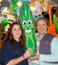 GIANT Inflatable Pickle Head - Beach Pool Float Noodle Gag Prank Joke Party Fun