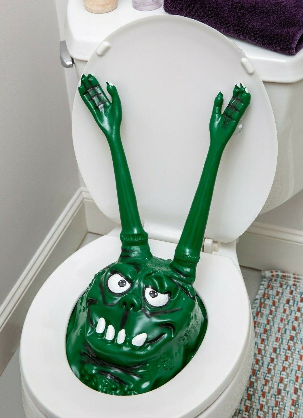 Le monstre des toilettes original GaG Prank Potty Bathroom Joke - BigMouth Inc