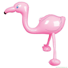27" Pink Flamingo Inflatable  ~ TROPICAL Luau party decor pool toy blow up bird