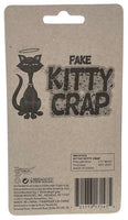 Gross FAKE KITTY CRAP Rubber Dog Cat Poop Poo Turd Joke Prank Funny Gag Gift Toy