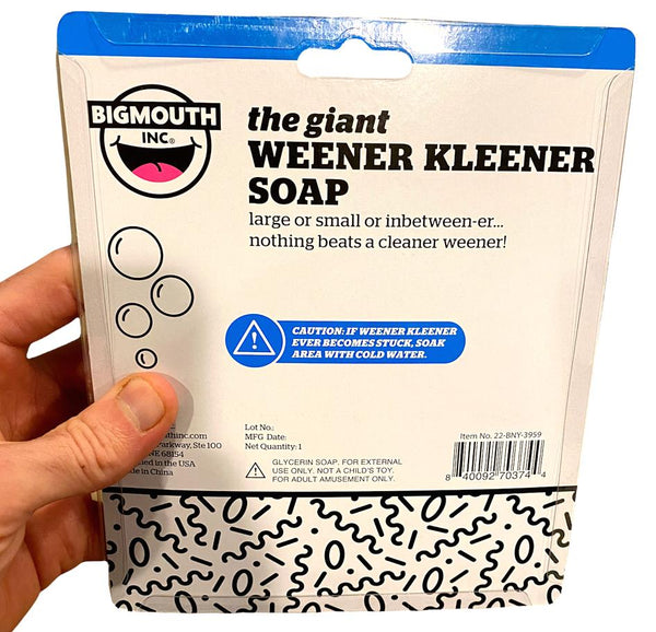 JUMBO GIANT MEGA Weener Cleaner Soap - Gag Joke Gift - MASSIVE SIZE!