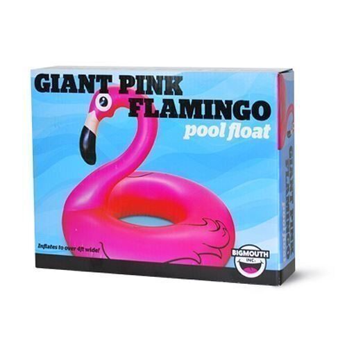 Giant Pink Flamingo Pool Float Inflatable 4 FT WIDE Blow Up Raft -Big Mouth Toys