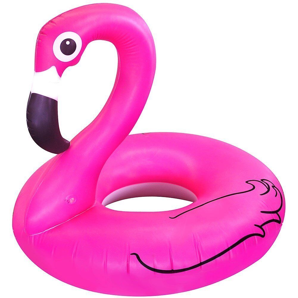 Giant Pink Flamingo Pool Float Inflatable 4 FT WIDE Blow Up Raft -Big Mouth Toys