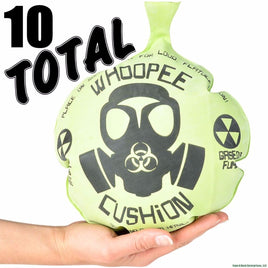 10 TOTAL MONDO COJÍN WHOOPEE DE 10" Gigante Jumbo Whoopie Maker Gas Broma Pedo Ruido