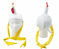 12 Chicken Hats - Comical Costume Accessory - Fun Party Prop Joke Gag Cap Mask