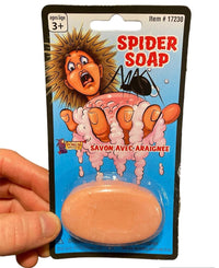 Spider Soap Bar - Jokes, Gags, Pranks - Showering will never be the same!