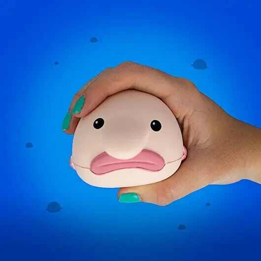 BLOBFISH Squeeze Stress Fish - Lindo y feo divertido Fidget Soft Squish Toy Gift