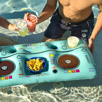 Mesa de DJ Flotador de bebidas - Fiesta Buffet Bar Cerveza Comida Enfriador de piscina - BigMouth