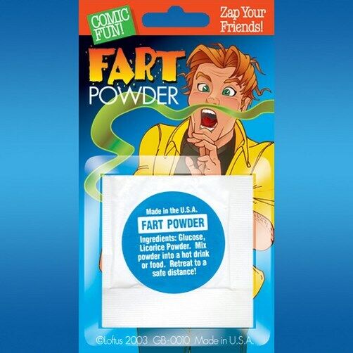 GELLING JOKE + FART POWDER Gas Stink Prank GAG Magic Slush Water Drink Sludge