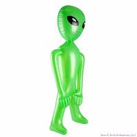 Énorme gonflable extraterrestre vert de 72 pouces, accessoire gonflable de 6 pieds, cadeau de fête d'anniversaire