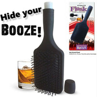 Smuggle Your Booze - Frasco para cepillo para el pelo, 6 onzas, sigilo, oculta, bebida alcohólica de whisky