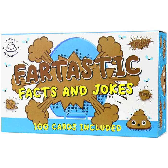 100 Fartastic Facts & Jokes Trivia Playing Cards - Fart Poop Turd Gag Toy Game