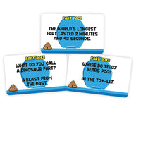 100 Fartastic Facts &amp; Jokes Trivia Playing Cards - Juego de juguete Fart Poop Turd Gag