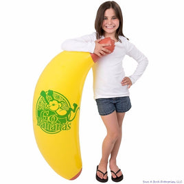 Inflador de plátano inflable gigante de 48 pulgadas - Inflar fideos de playa para piscina de natación Luau