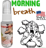 MORNING BREATH Vomit Barf Scent Stink Liquid Spray Bottle - Gag Prank Ass Joke