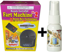 1 Fart Machine #2 with remote +  1 Liquid Ass Spray Bottle Stink Bomb ~ COMBO!