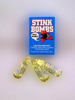 1 Case of 36 Glass Stink Bombs + 3 Fart Bomb Bags ~ Combo Set