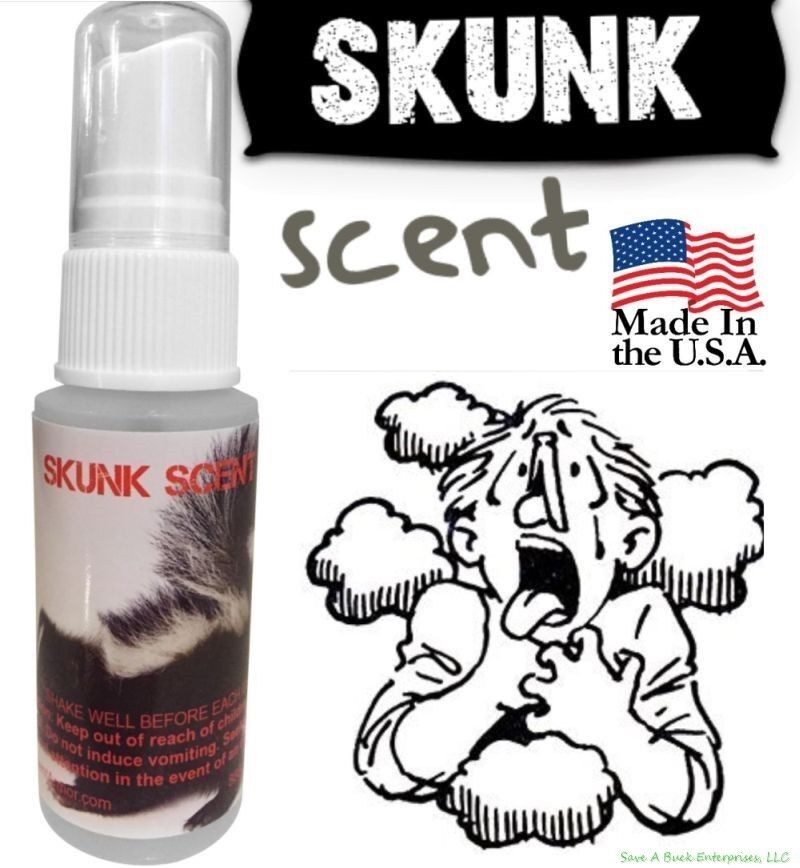 SKUNK SCENT - Botella de spray apestoso líquido - Broma clásica y divertida para el culo