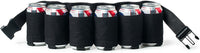 Redneck 6 Pack Beer & Soda Can Holster Belt - BLACK