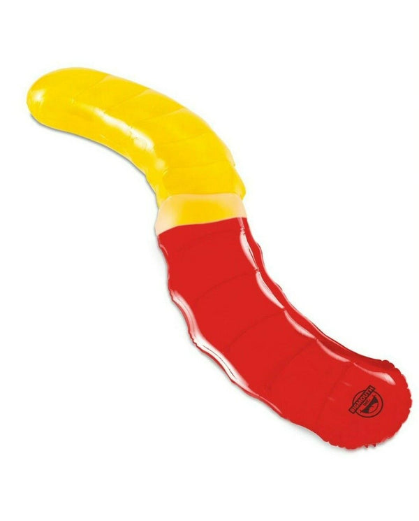 Jouet gonflable de radeau de flotteur de piscine de nouilles géantes GUMMY WORM de 5 pieds - BigMouth