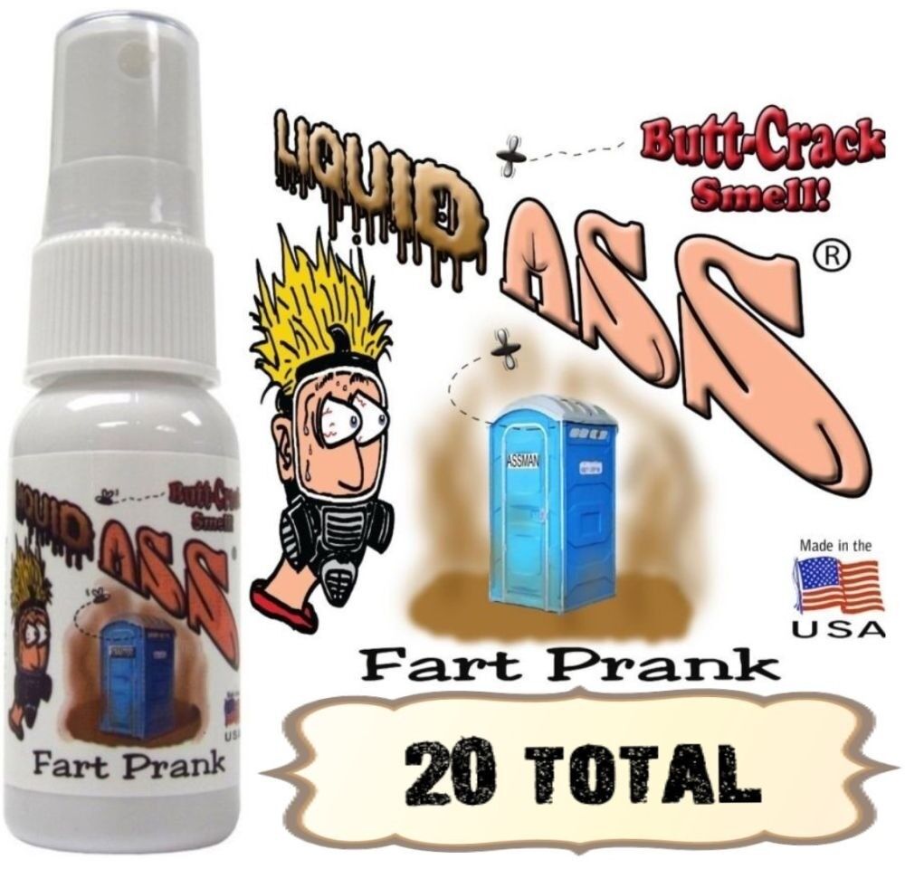 20 LIQUID ASS "Spray Top" Stink Bomb Fart Crap Nasty ass odeur gag - vente en gros