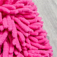 Pink Llama Cleaning Slippers - Cute Soft & Fuzzy Gift - One size fits all