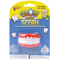 Grow Teeth - 600% larger in Water! Novelty GaG Prank Joke Over the Hill Denture