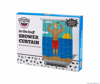 MUSCLE BUFF MAN - Cortina de ducha divertida con forma de mordaza "Rellenar la cara" - BigMouth Inc.