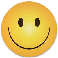 12 HAPPY SMILE FACE  Car Magnets Fridge Party Favor Large 5 1/2 Inch (1 dz)