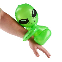 HUG-ME 12" ALIEN GONFLABLE BLOW UP INFLATE - UFO Space Child Green Toy Gonflez