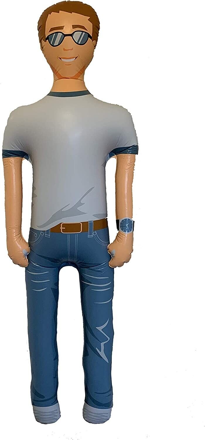 Man Akin: Inflatable John - The Talking Husband Boyfriend Substitute (Like a Guy, but Easier)