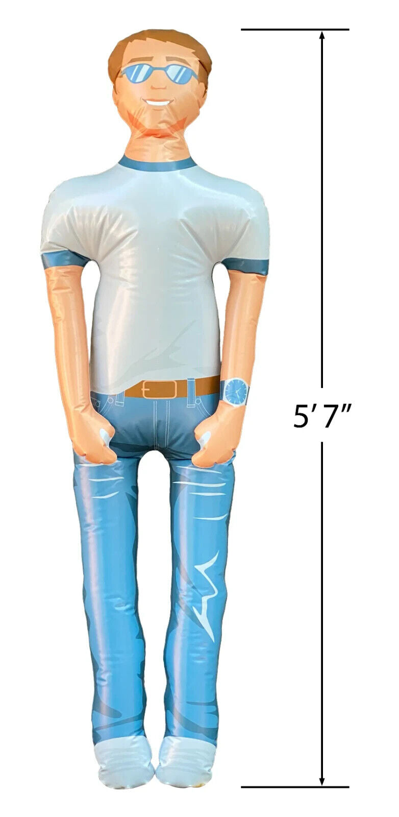 Man Akin: Inflatable John - The Talking Husband Boyfriend Substitute (Like a Guy, but Easier)