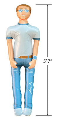 Man Akin: Inflatable John - The Talking Husband Boyfriend Substitute (Like a Guy, but Easier)