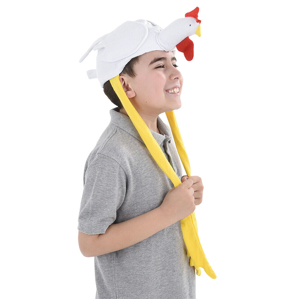 The Chicken Hat - Accesorio de disfraz cómico - divertido juguete de máscara de broma de broma