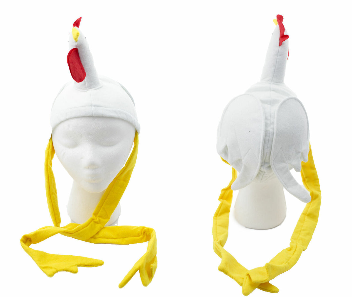 The Chicken Hat - Comical Costume Accessory - funny prop joke gag cap mask toy