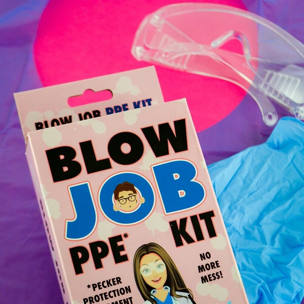 BLOW JOB PPE Kit - No More Mess! ~ Funny Adult Gag Joke Gift