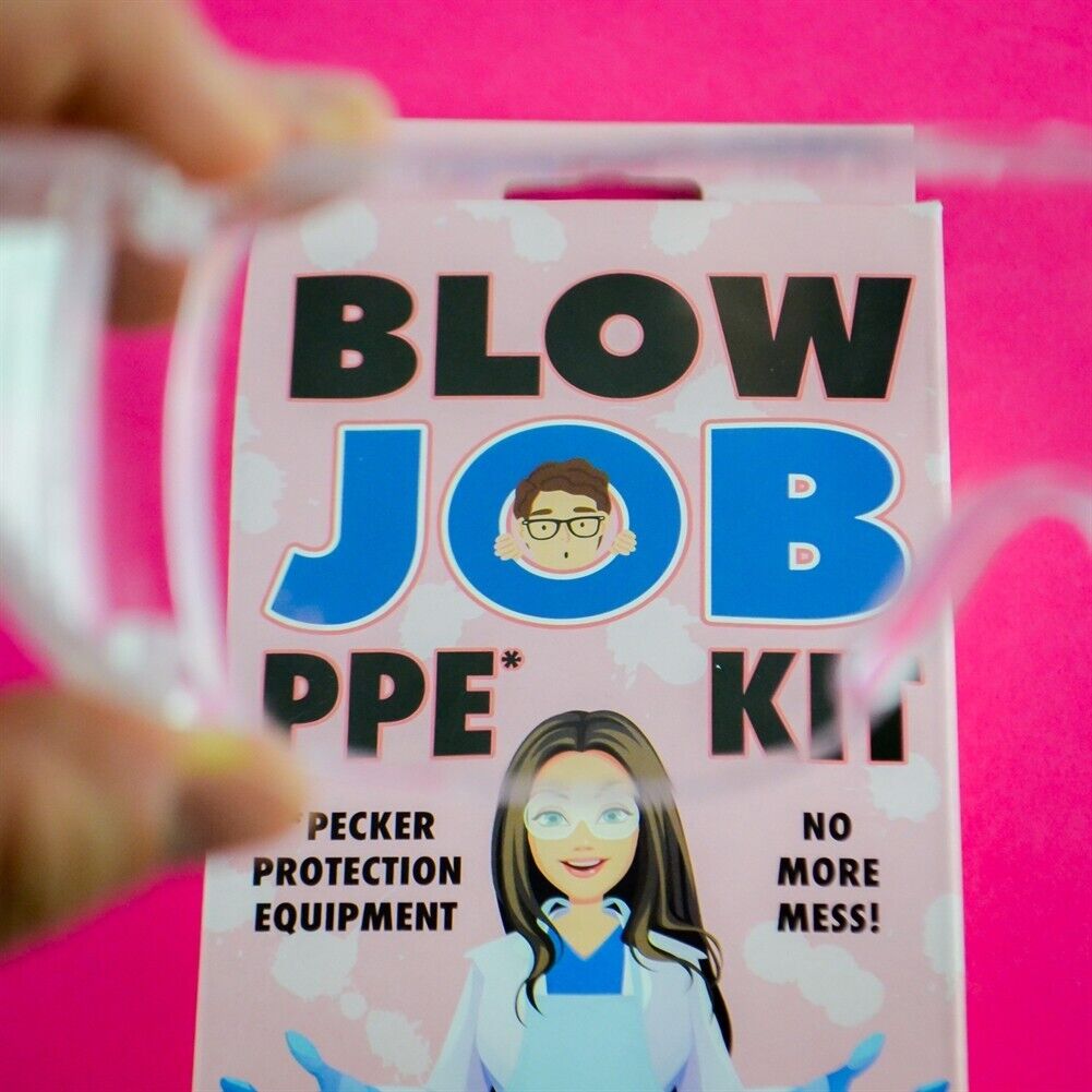 LE KIT EPI BLOW JOB - PLUS DE DÉSORDRE ! ~ Cadeau adulte drôle de blague de gag adulte 